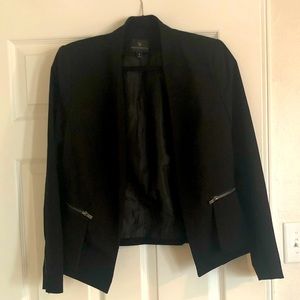 Worthington blazer with zipper detail